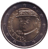 Монета 2 евро. 2019 год, Словакия. 100 лет со дня смерти Милана Растислава Штефаника. Монета 2 евро. 2019 год, Словакия. 100 лет со дня смерти Милана Растислава Штефаника.