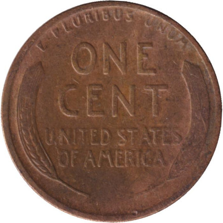 Монета 1 цент. 1918 год (P), США. Линкольн. Монета 1 цент. 1918 год (P), США. Линкольн.