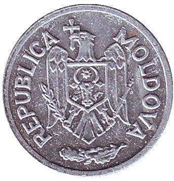 Монета 5 бани. 2013 год, Молдавия. Монета 5 бани. 2013 год, Молдавия.