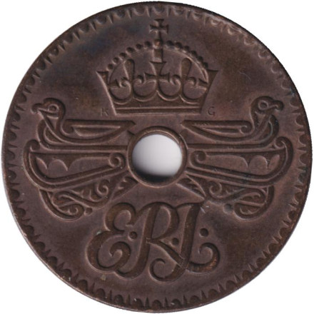 Монета 1 пенни. 1936 год, Новая Гвинея. Монета 1 пенни. 1936 год, Новая Гвинея.