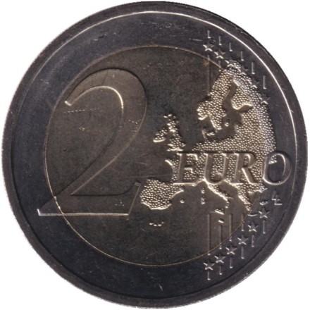 Монета 2 евро. 2024 год, Словакия. 100 лет Кошицкому марафону.