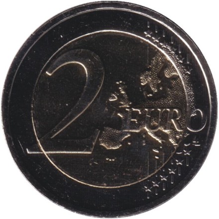 Монета 2 евро. 2024 год, Литва. Соломенные сады.