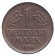 Монета 1 марка. 1958 год (D), ФРГ. Монета 1 марка. 1958 год (D), ФРГ.