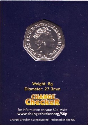 Монета 50 пенсов. 2019 год, Великобритания. Груффало и мышонок. Монета 50 пенсов. 2019 год, Великобритания. Груффало и мышонок.