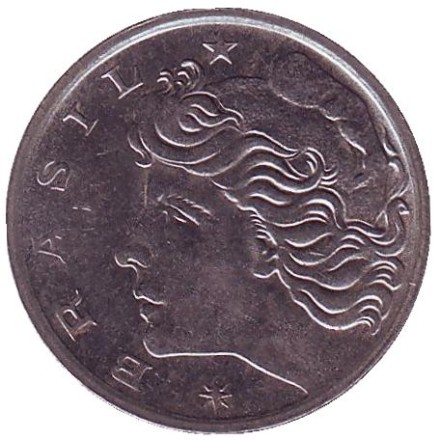 Монета 5 сентаво. 1976 год, Бразилия. ФАО. Монета 5 сентаво. 1976 год, Бразилия. ФАО.