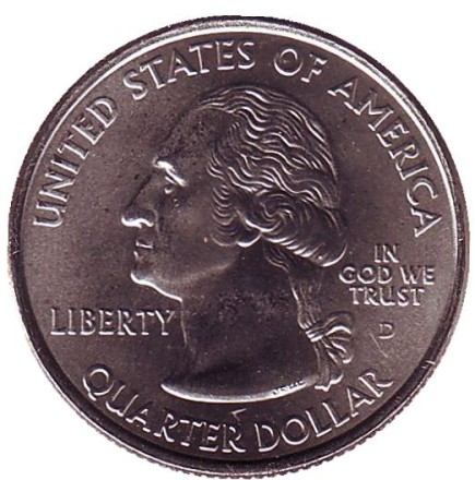 Монета 25 центов (D). 2005 год, США. Западная Виргиния. Штат № 35. Монета 25 центов (D). 2005 год, США. Западная Виргиния. Штат № 35.