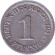Монета 1 пфенниг. 1917 год (J), Германская империя. Монета 1 пфенниг. 1917 год (J), Германская империя.