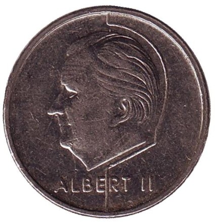 Монета 50 франков. 1998 год, Бельгия. (Belgie) Монета 50 франков. 1998 год, Бельгия. (Belgie)
