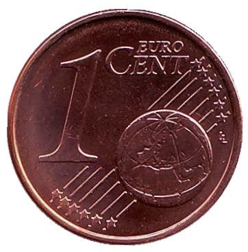 Монета 1 цент. 2013 год, Греция. Монета 1 цент. 2013 год, Греция.