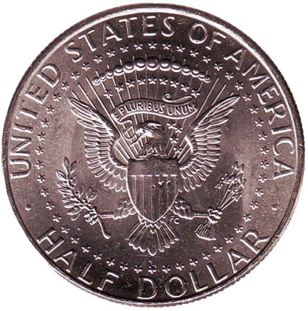 Монета 1/2 доллара (50 центов), 2016 год (P), США. Джон Кеннеди.