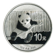 Монета 10 юаней, 2014 год, Китай. Панда. Монета 10 юаней, 2014 год, Китай. Панда.