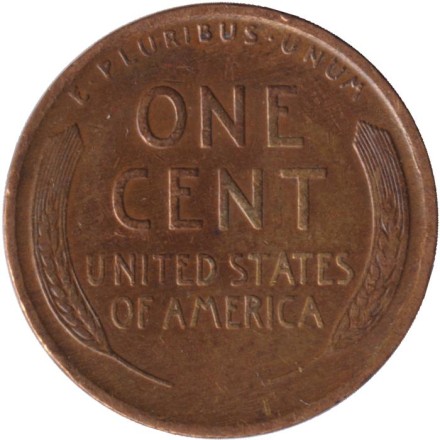 Монета 1 цент. 1920 год (P), США. Линкольн. Монета 1 цент. 1920 год (P), США. Линкольн.