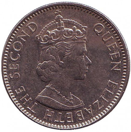 Монета 25 центов, 2007 год, Белиз. Монета 25 центов, 2007 год, Белиз.