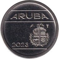 Монета 5 центов, 2023 год, Аруба.