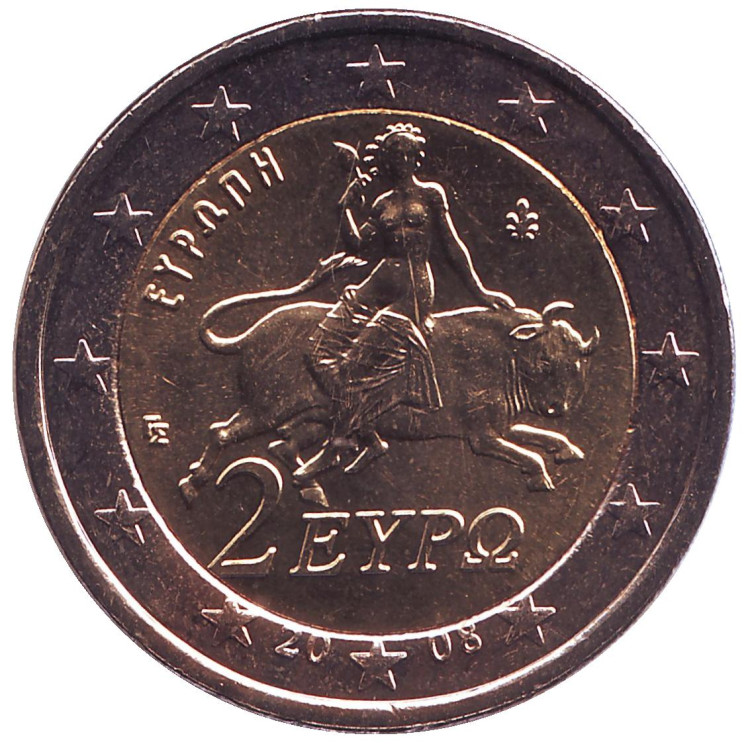 Евро греции