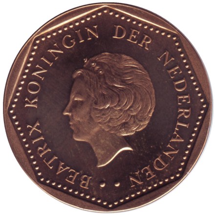 Монета 2,5 гульдена. 2009 год, Нидерландские Антильские острова.