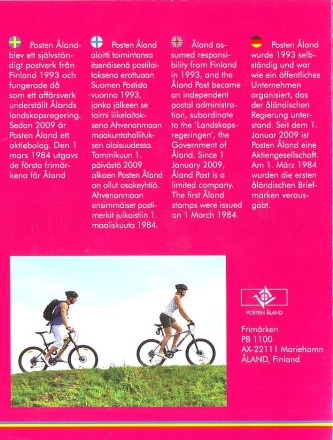 Аландские острова. Набор монет Финляндии (8 шт., с маркой). 2012 год, Финляндия.