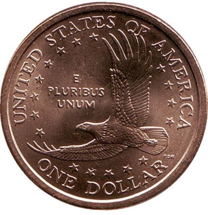 Сакагавея (Парящий орел), серия "Коренные американцы". 1 доллар, 2006 год (P), США. Сакагавея (Парящий орел), серия "Коренные американцы". 1 доллар, 2006 год (P), США.