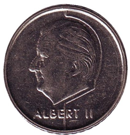 Монета 50 франков. 1998 год, Бельгия. (Belgique)