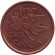 Монета 1 цент. 2003 год, Канада. (Старый тип, Магнитная)