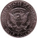 Монета 1/2 доллара (50 центов), 2016 год (D), США. Джон Кеннеди.
