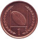Мяч для регби. 1 пенни, 1996 год, Остров Мэн. UNC.