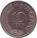 Монета 10 центов. 1979 год, Сингапур. Морской конек.