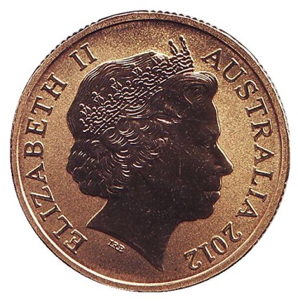 Монета 1 доллар. 2012 год, Австралия. Яркая ложная жаба. Монета 1 доллар. 2012 год, Австралия. Яркая ложная жаба.