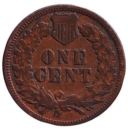 Монета 1 цент. 1894 год, США. Индеец. Монета 1 цент. 1894 год, США. Индеец.