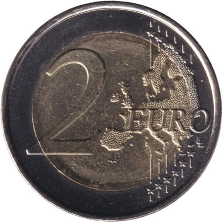 Монета 2 евро. 2024 год, Испания. 200 лет Национальной полиции Испании. Монета 2 евро. 2024 год, Испания. 200 лет Национальной полиции Испании.