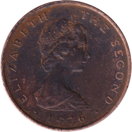 Монета 1 пенни. 1976 год, Остров Мэн. Мэнский лохтан. Монета 1 пенни. 1976 год, Остров Мэн. Мэнский лохтан.