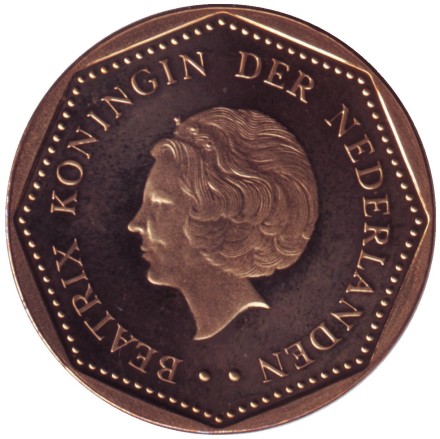 Монета 2,5 гульдена. 2010 год, Нидерландские Антильские острова.