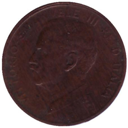 Монета 1 чентезимо. 1916 год, Италия.