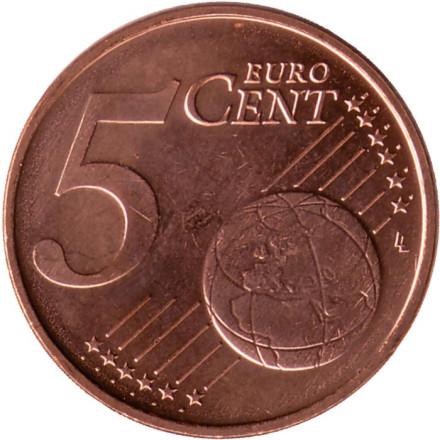 Монета 5 центов. 2007 год, Нидерланды.
