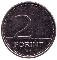 Монета 2 форинта. 2006 год, Венгрия. Монета 2 форинта. 2006 год, Венгрия.
