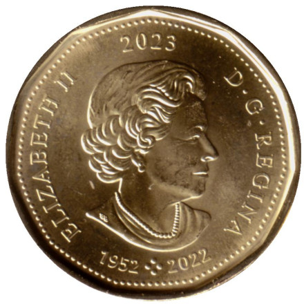 Монета 1 доллар. 2023 год, Канада. (Цветная). Элси Макгилл (Королева ураганов).