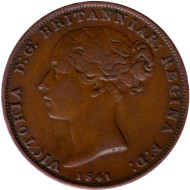 Монета 1/26 шиллинга. 1841 год, Джерси. Монета 1/26 шиллинга. 1841 год, Джерси.