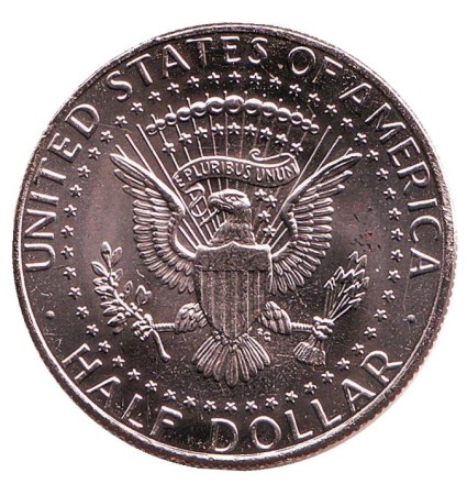 Монета 1/2 доллара (50 центов), 2019 год (P), США. Джон Кеннеди.