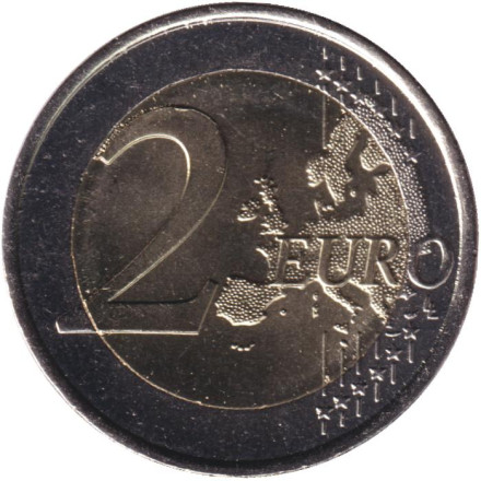 Монета 2 евро. 2024 год, Испания. Севилья. Монета 2 евро. 2024 год, Испания. Севилья.