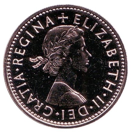 Монета 1 шиллинг. 1970 год, Великобритания. (Герб Шотландии). Монета 1 шиллинг. 1970 год, Великобритания. (Герб Шотландии).