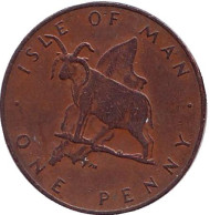Монета 1 пенни. 1977 год, Остров Мэн. Мэнский лохтан. Монета 1 пенни. 1977 год, Остров Мэн. Мэнский лохтан.