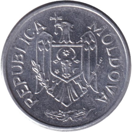 Монета 10 бани. 2020 год, Молдавия. Монета 10 бани. 2020 год, Молдавия.