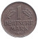 Монета 1 марка. 1970 год (G), ФРГ. Монета 1 марка. 1970 год (G), ФРГ.