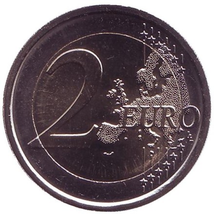 Монета 2 евро. 2017 год, Италия. 2000 лет со дня смерти Тита Ливия.