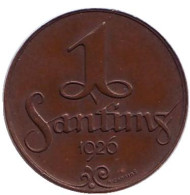 Монета 1 сантим. 1926 год, Латвия. Монета 1 сантим. 1926 год, Латвия.