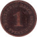 Монета 1 пфенниг. 1874 год (Е), Германская империя. Монета 1 пфенниг. 1874 год (Е), Германская империя.