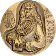 350 лет со дня рождения Ж.Б. Мольера. ММД. Памятная медаль. 1973 год, СССР. 350 лет со дня рождения Ж.Б. Мольера. ММД. Памятная медаль. 1973 год, СССР.