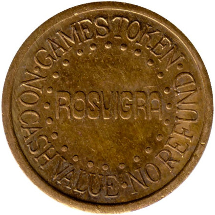 Игровой жетон "Rosvigra". Фортуна.