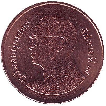 Монета 25 сатангов. 2016 год, Таиланд. Храм Ват-Махамхат.