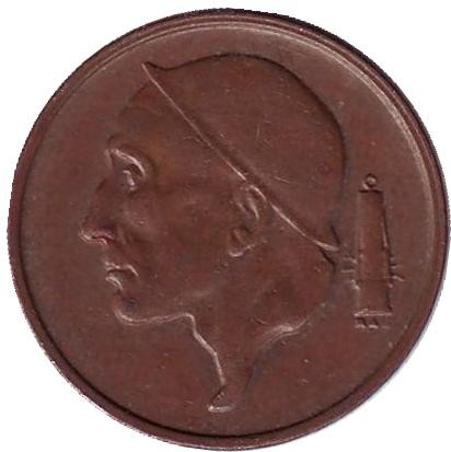 Монета 50 сантимов. 1982 год, Бельгия. (Belgie) Монета 50 сантимов. 1982 год, Бельгия. (Belgie)